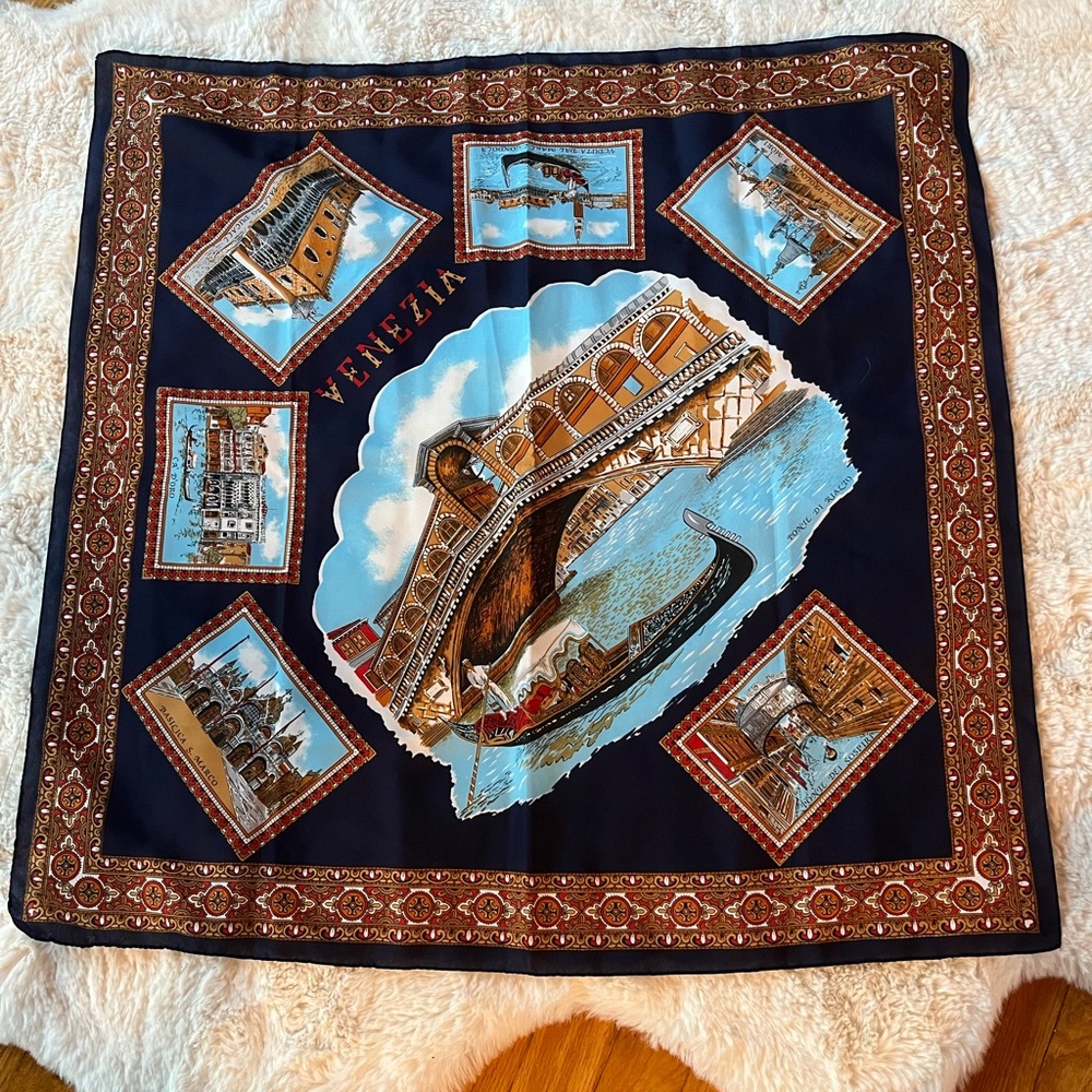 Venice Italian Souvenir Scarf